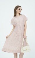 SIXDO G-Stripe Orange Dress for Women